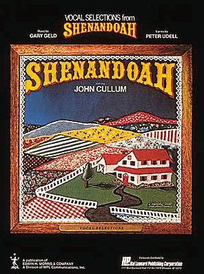 Shenandoah Piano/Vocal Selections Songbook 
